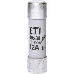ETI VALCOVÁ POISTKA CH10x38 gPV 12A 1000V DC (FV)