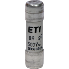 ETI VALCOVÁ POISTKA CH 10x38 gG  8A 500V