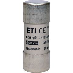 ETI VALCOVÁ POISTKA CH22x58 gG 40A 690V