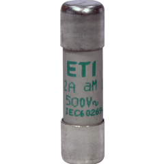ETI VALCOVÁ POISTKA CH 10x38 aM  2A 500V (pomalá)