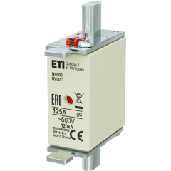 ETI POISTKA NOŽOVÁ NH000 gG 125A 500V (PN000)