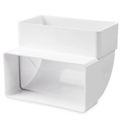 VENTS 5252 PLOCHÉ PLASTOVÉ KOLENO 55x110mm
