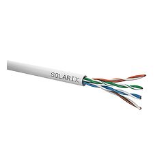 SOLARIX KÁBEL DÁTOVÝ UTP CAT5E PVC Eca SIVÝ SXKD-5E-UTP-PVC (1000m/cievka)