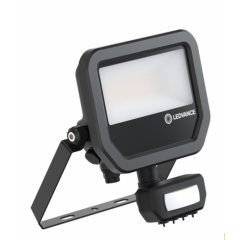 LEDVANCE LED REFLEKTOR FL 20 SN P 17W 2400lm 4000K IP65+SENZOR ČIERNA