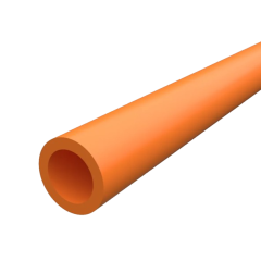 HOHLE MIKROTRUBIČKA 12/8mm ORANŽOVÁ