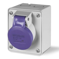 SCAME ZÁSUVKA NÁSTENNÁ IEC309 2P 16A 20-25V