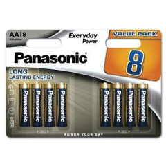 PANASONIC BATÉRIA EVERYDAY LR6EPS/8BW