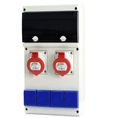 SCAME ZÁSUVKOVÁ ROZVODNICA BLOCK 2x16A/4 + 4x230V