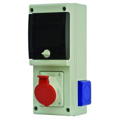 SCAME ZÁSUVKOVÁ ROZVODNICA BLOCK 1x16A/4 + 2x230V