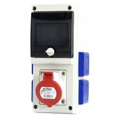 SCAME ZÁSUVKOVÁ ROZVODNICA BLOCK 1x16A/5 + 4x230V