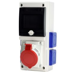 SCAME ZÁSUVKOVÁ ROZVODNICA BLOCK 1x32A/4 + 4x230V
