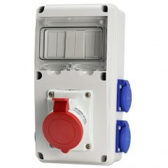SCAME ZÁSUVKOVÁ ROZVODNICA ENERBOX 1x16A/5 + 4x230V IP54