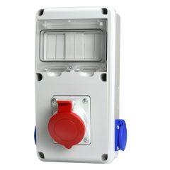 SCAME ZÁSUVKOVÁ ROZVODNICA ENERBOX 1x16A/5 + 2x230V IP54