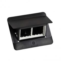 LEGRAND ČIERNA MATNÁ POP-UP ZÁSUVKOVÝ BOX 4MOD