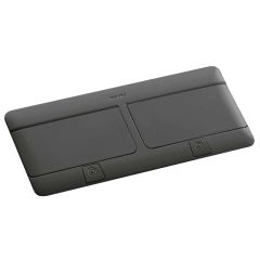 LEGRAND ČIERNA MATNÁ POP-UP ZÁSUVKOVÝ BOX 2x4MOD