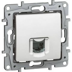 LEGRAND NILOE BIELA ZÁSUVKA DÁTOVÁ 1xRJ45 CAT6 UTP
