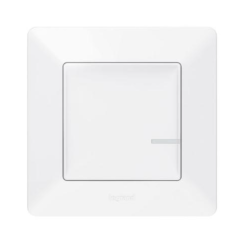 LEGRAND V. LIFE NETATMO BIELA BEZDRÔTOVÝ SPÍNAČ 1-NÁSOBNÝ