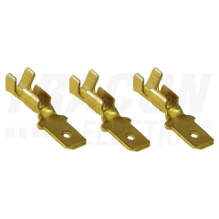 TRACON NEIZOLOVANÉ MOSADZNÉ LISOVACIE KOLÍKY PLOCHÉ 4,8x0,5mm
