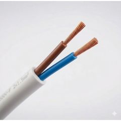 H05VV-F 2x1,5 BIELY (CYSY)