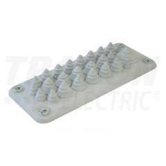 TRACON PRÍRUBA K ROZVODNÝM SKRINIAM, GUMA K 25KS KÁBLOV 222x92mm