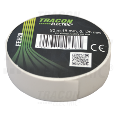 TRACON IZOLAČNÁ PÁSKA BIELA 20m x 18mm