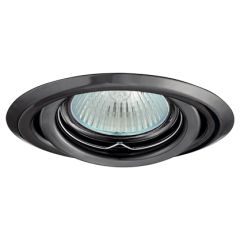 GREENLUX SVIETIDLO BODOVÉ ČIERNY CHRÓM AXL 2115-GM IP20 d80