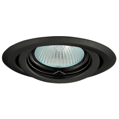 GREENLUX SVIETIDLO BODOVÉ ČIERNA MATNÁ AXL 2115-MB IP20 d80