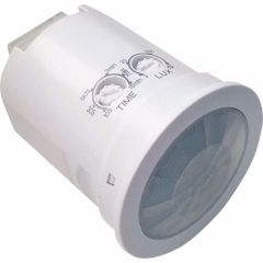 GREENLUX SENZOR POHYBU 15 PIR ZAPUSTENÝ BIELY 230V 360x120°/8m IP20