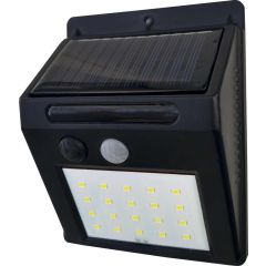 GREENLUX EMA SOLAR PIR SVIETIDLO 20LED NW 120lm IP44