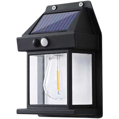 GREENLUX LANTER SOLAR BLACK S POHYBOVÝM SENZOROM NW 100lm