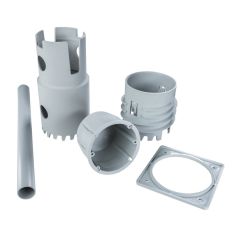 KOPOS KRABICA DO ZATEPLENIA S VRTÁKOM SIVÁ 73x52mm