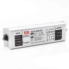 MEAN WELL NAPÁJACÍ ZDROJ 24V, 240W, IP65 REGULOVATELNÉ S POTENCIOM.