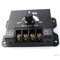 LEDCO OTOČNÝ STMIEVAČ PRE LED PÁSY, DC12-24V, MAX 30A
