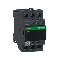 SCHNEIDER STYKAČ 3P 32A 24V DC 1NO+1NC