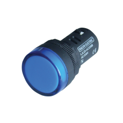 TRACON KONTROLKA LED MODRÁ 24V AC/DC d=22mm