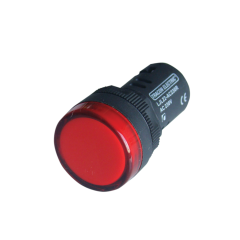 TRACON KONTROLKA LED ČERVENÁ 230V AC/DC d=22mm