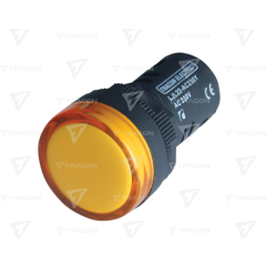 TRACON KONTROLKA LED ŽLTÁ 24V/AC/DC d=22mm