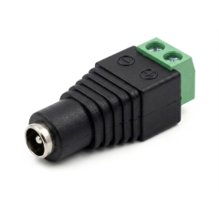 KONEKTOR DC SO SKRUTKOVACOU SVORKOU 5,5x2,1mm 36V/3,5A SAMICA