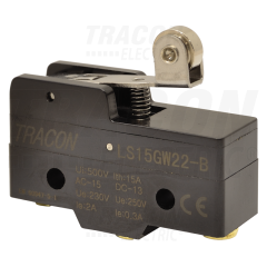 TRACON KONCOVÝ SPÍNAČ SO SKRÁTENOU PÁKOU A KLADKOU 1xCO, 2A 230V IP00