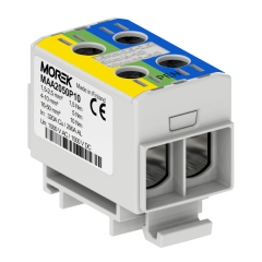 MOREK - OTL RADOVÁ SVORKA Al/Cu 2x1,5-50mm ŽLTOZELENÁ-MODRÁ