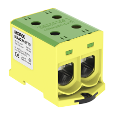 MOREK - OTL RADOVÁ SVORKA Al/Cu 2x35-240mm 1500V ŽLTOZELENÁ