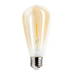 LED-POL ORO ŽIAROVKA FILAMENT AMBER E27 ST64 1,3W 55lm WW