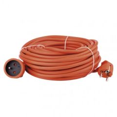 EMOS PREDLŽOVACÍ PRÍVOD 20m + 1 ZÁSUVKA 3x1,5mm ORANŽ.