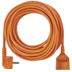 EMOS PREDLŽOVACÍ PRÍVOD 25m + 1 ZÁSUVKA 3x1,5mm ORANŽ.
