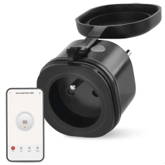EMOS ZÁSUVKA GOSMART WiFi IP-3005F ČIERNA IP44