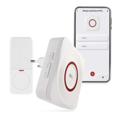 EMOS GOSMART ZVONČEK BEZDRÓTOVÝ DO ZÁSUVKY S WIFI BIELY