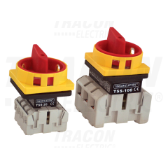 TRACON BEZPEČNOSTNÝ HLAVNÝ VYPÍNAČ 400V, 100A, 3P, 30kW, 88×88mm, IP65