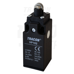 TRACON KONCOVÝ SPÍNAČ S PREDĹ. ROTAČNÝM ČAPOM 1xNO+1xNC, 6A 230V IP65