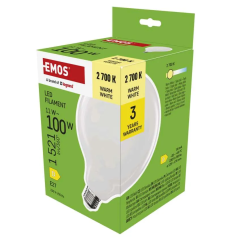 EMOS LED ŽIAROVKA FILAMENT GLOBE E27 11W WW 1521lm